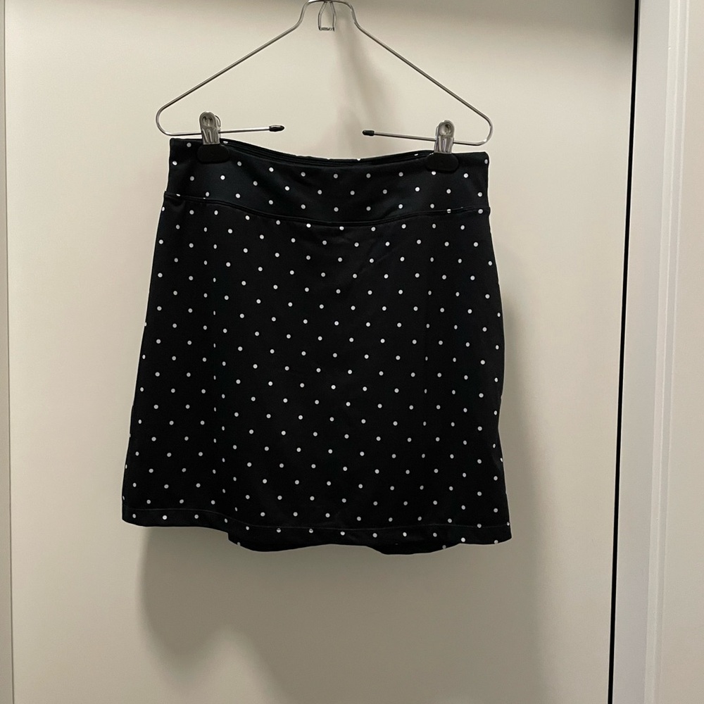 Navy and White A-line Mini Skort
